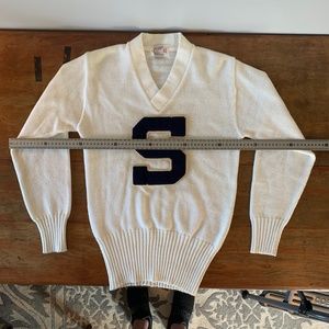 Vintage Letter Sweater